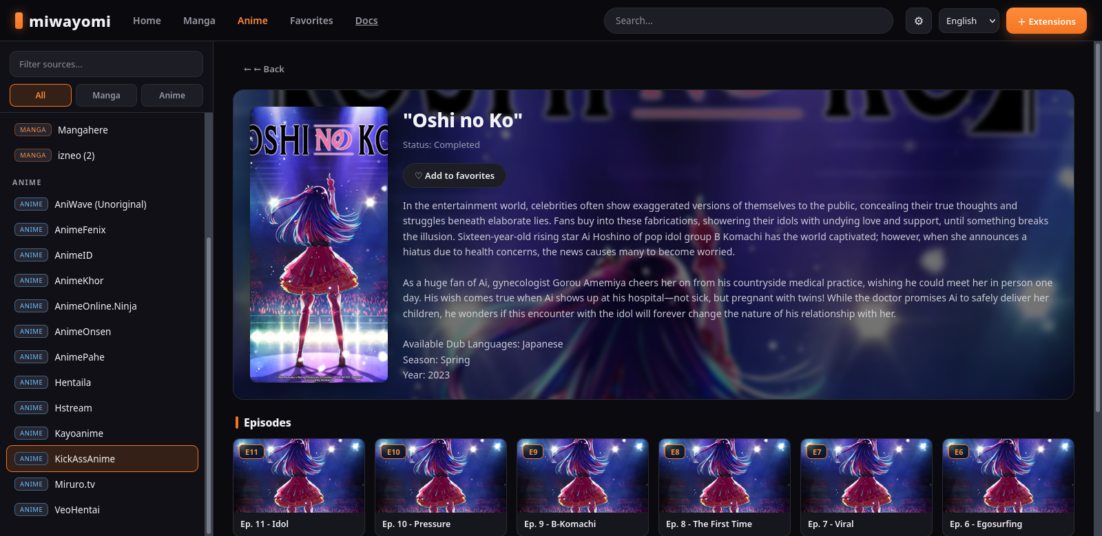 miwayomi screenshot